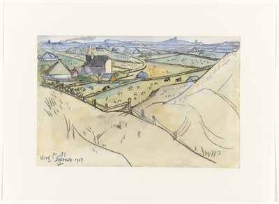 Widok z wydm na Koog w Texel autorstwa Jan Toorop