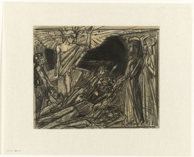 Maryja przy grobie skierowana przez anioła autorstwa Jan Toorop