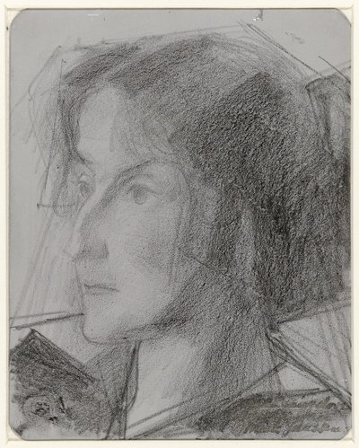 Portret Mieka Janssen autorstwa Jan Toorop