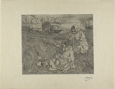 Naprawiacze sieci autorstwa Jan Toorop