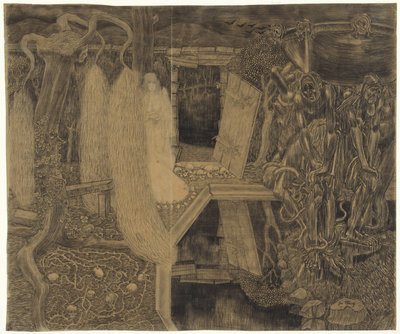 Stary Ogród Smutków Starożytny Ogród Smutków autorstwa Jan Toorop