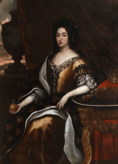Portret królowej Marii Kazimiery autorstwa Jan Tricius