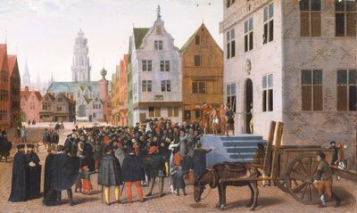 Ecce Homo (olej na drewnie) autorstwa Jan Van Wechelen