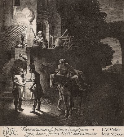 Dobry samarytanin. (nie datowany) autorstwa Jan Van de Velde