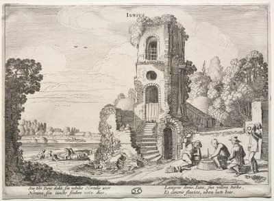 Dwanaście miesięcy: czerwiec. autorstwa Jan Van de Velde
