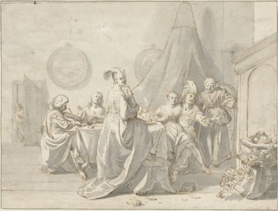 Syn marnotrawny w burdelu autorstwa Jan Verkolje (I)