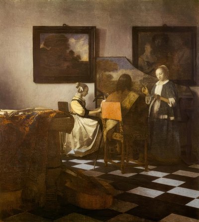 Koncert autorstwa Jan Vermeer van Delft