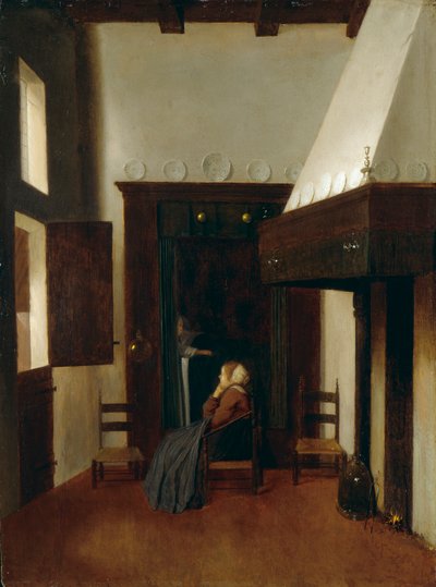 Mała Pielęgniarka, c1654-1670 autorstwa Johannes Vermeer