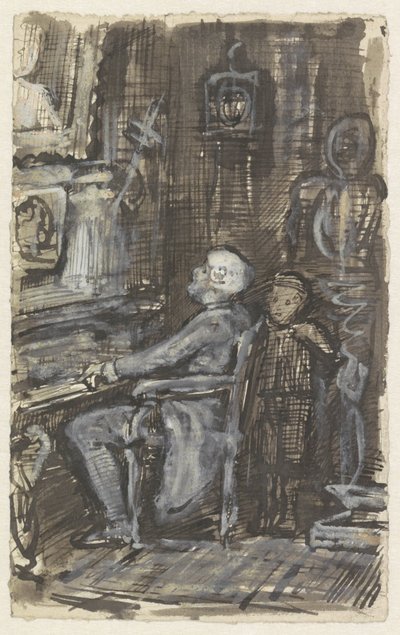 Organista autorstwa Jan Veth