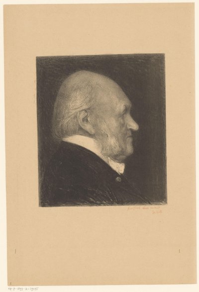 Portret Mikołaja Buraka Znani współcześni (tytuł serii) autorstwa Jan Veth