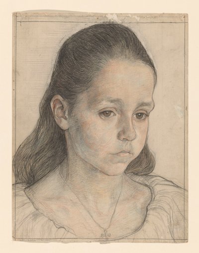 Portret dziewczynki Kolkman autorstwa Jan Veth