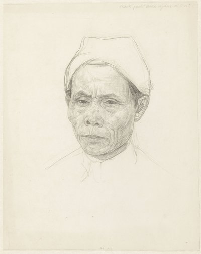 Portret starszego Jawyjczyka autorstwa Jan Veth