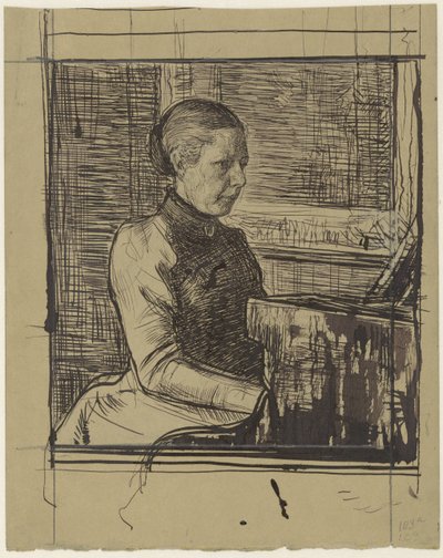 Portret pani Van Marken-Matthes autorstwa Jan Veth