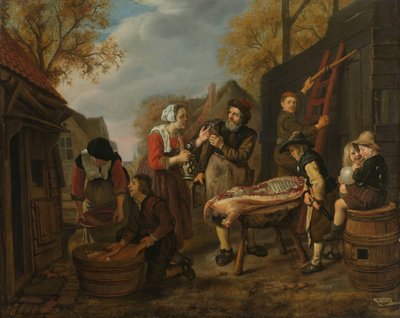 Rzeź świni autorstwa Jan Victors