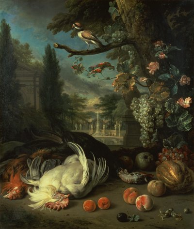 Martwy drób (olej na płótnie) autorstwa Jan Baptist Weenix