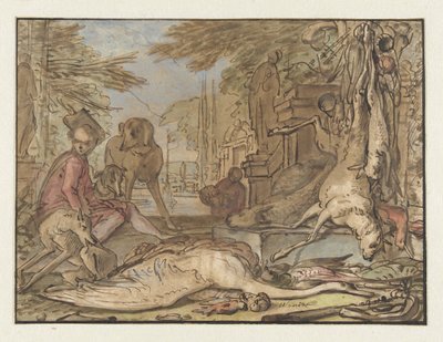 Martwa natura z gry autorstwa Jan Baptist Weenix