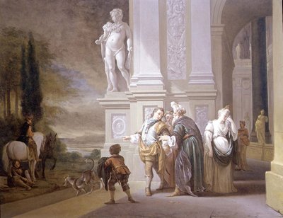 Odejście syna marnotrawnego autorstwa Jan Baptist Weenix