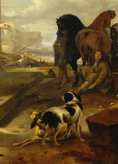 Syn marnotrawny w złym towarzystwie autorstwa Jan Weenix