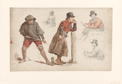 Studia postaci autorstwa Jan Weissenbruch