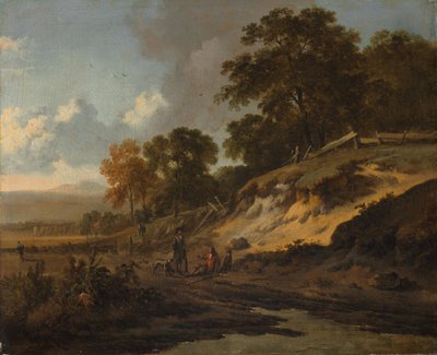 Pejzaż z Łowcami, ok. 1930 1660-1680. autorstwa Jan Wijnants