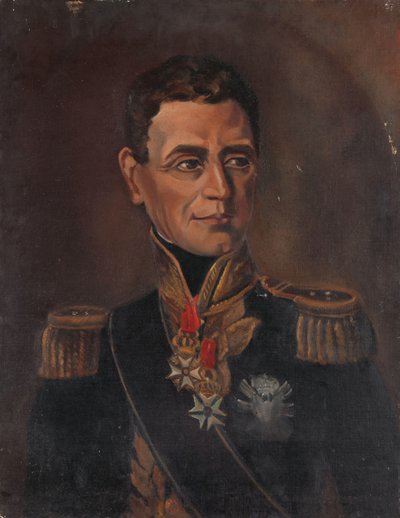 Jonkheer Jan Willem Janssens (1762-1838). Generalny Gubernator (1811-12) autorstwa Jan Willem Pieneman (copy after)