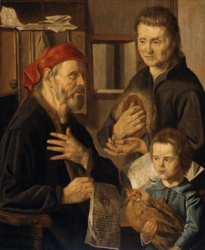 Office of the Steward (Urząd Notariusza) autorstwa Jan Woutersz Stap