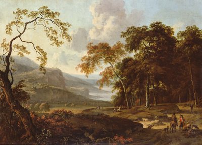Polowanie w klasycznym krajobrazie, ok. 1672-77 autorstwa Jan Wiynants