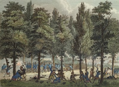 Marsylia na Polach Elizejskich, 30 czerwca 1792, ryty przez Reiniera Vinkelesa (1741-1816) i Daniela Fridaya (1765-1822) autorstwa Jan after Bulthuis