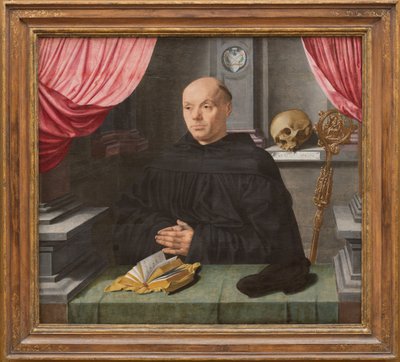Opat Johann Ingenray, 1535 (olej na desce dębowej) autorstwa Jan Gossaert