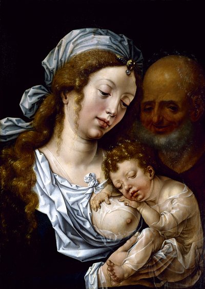 Święta Rodzina, początek XVI w. autorstwa Jan Gossaert