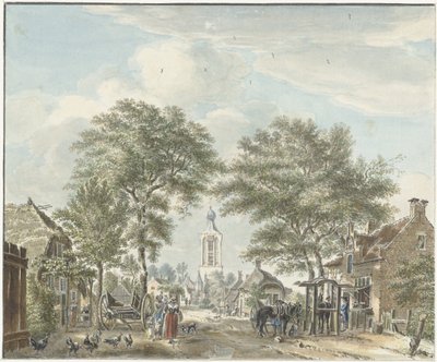 Widok na Scherpenzeel autorstwa Jan de Beijer