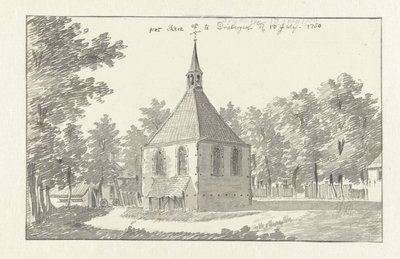 Widok kościoła w Driebergen autorstwa Jan de Beijer