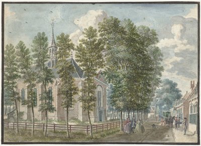 Widok kościoła Bloemendaal autorstwa Jan de Beijer