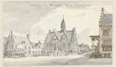 Widok na ratusz IJsselstein autorstwa Jan de Beijer