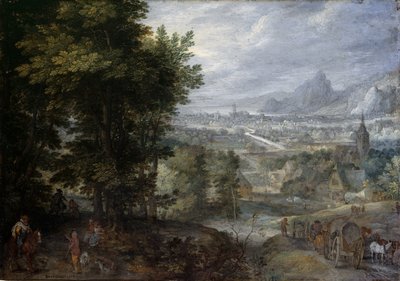 Zalesiony krajobraz autorstwa Jan the Elder Brueghel
