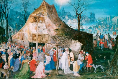 Adoracja Królów, 1598 autorstwa Jan the Elder Brueghel