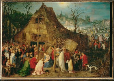 Pokłon Trzech Króli (obraz na miedzi) autorstwa Jan the Elder Brueghel
