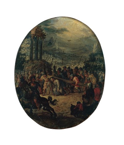 Chrystus w drodze na Kalwarię autorstwa Jan the Elder Brueghel