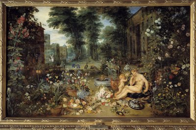 Zapach. Alegoria pięciu zmysłów Obraz Jana I Bruegla Dit De Velours (1568-1625) autorstwa Jan the Elder Brueghel