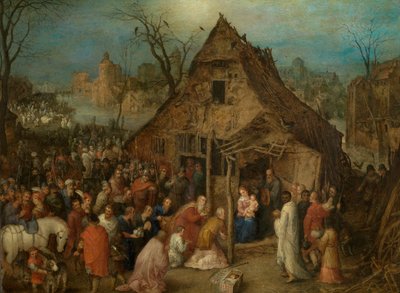 Adoracja Trzech Króli autorstwa Jan the Elder Brueghel