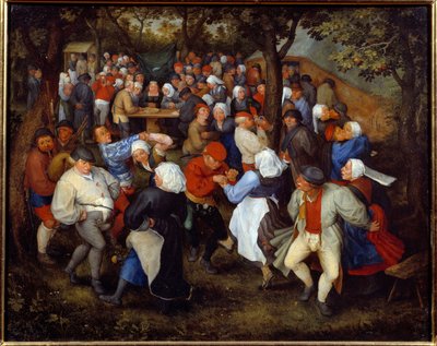 Różana impreza lub taniec weselny. Obraz Jana I Bruegla Dit De Velours (1568-1625) Ec. Bujda autorstwa Jan the Elder Brueghel