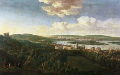 Widok na Queens House i Royal Hospital, Greenwich autorstwa Jan the Elder Griffier
