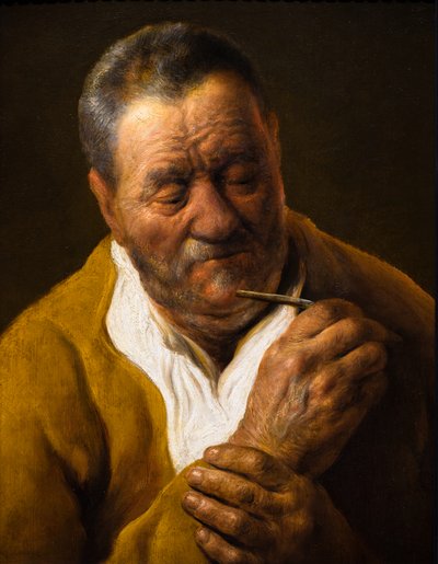 Mężczyzna z rysikiem autorstwa Jan the Elder Lievens