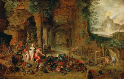 Wenus w kuźni Wulkana autorstwa Jan the Younger (workshop) Brueghel
