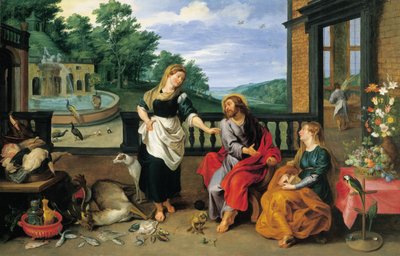 Chrystus w Domu Marty i Marii autorstwa Jan Brueghel the Younger