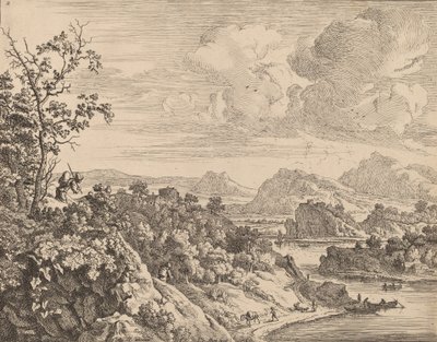 Widok na Ren. autorstwa Jan van Aken