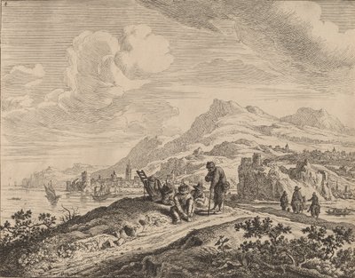 Widok na Ren. autorstwa Jan van Aken