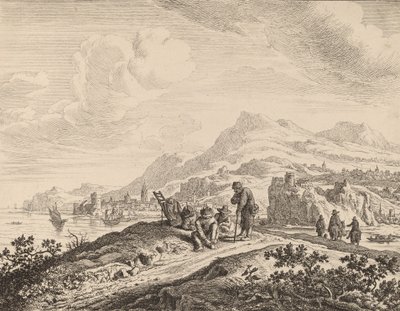 Widok na Ren. autorstwa Jan van Aken
