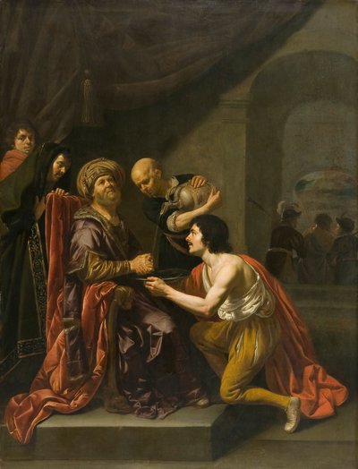 Piłat myjący ręce”, 1627-1671. Artyści: Poncjusz Piłat, Jezus Chrystus, Jan van Bijlert. autorstwa Jan van Bijlert