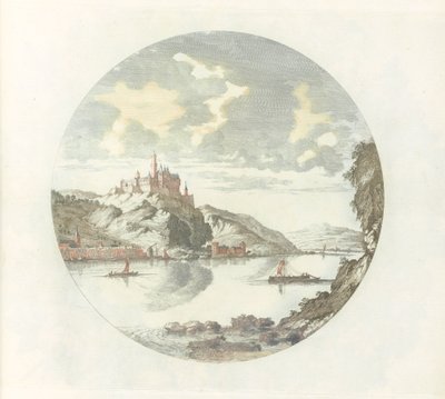 Widok na zamek Rheinfels nad Renem autorstwa Jan van Call (I)